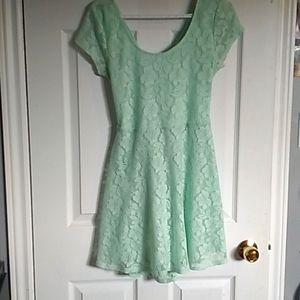 Light green Lacy looking dress